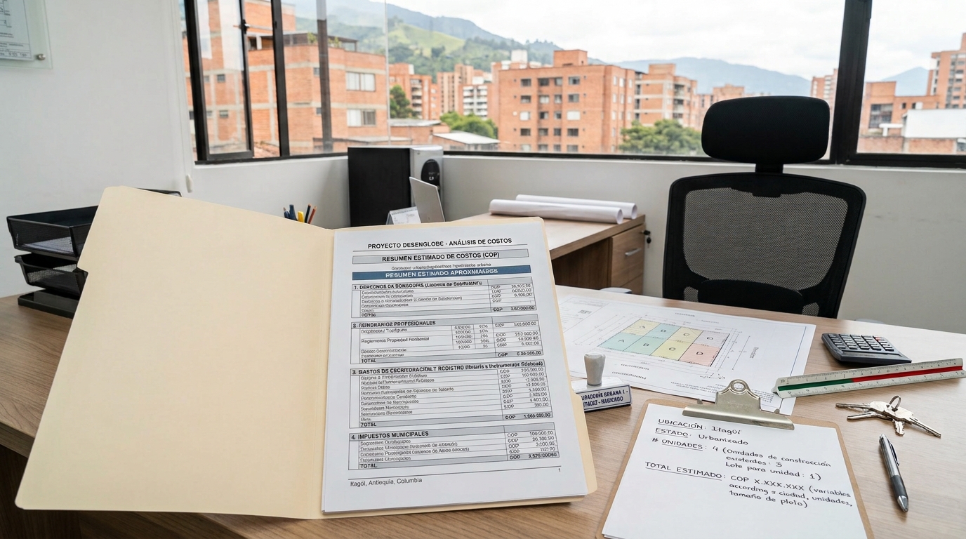 Desenglobe y Legalización de Inmuebles en Colombia.